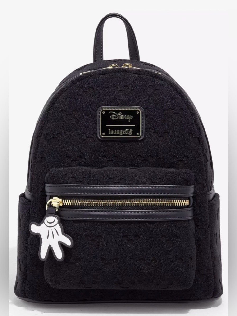 Loungefly Disney Mickey Mouse Terrycloth Allover Print Mini Backpack